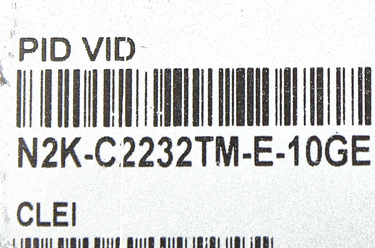 Cisco N2K-C2232TM-E-10GE N2K-C2232TM-E-10GE (32X1/10GT+8X10), Used