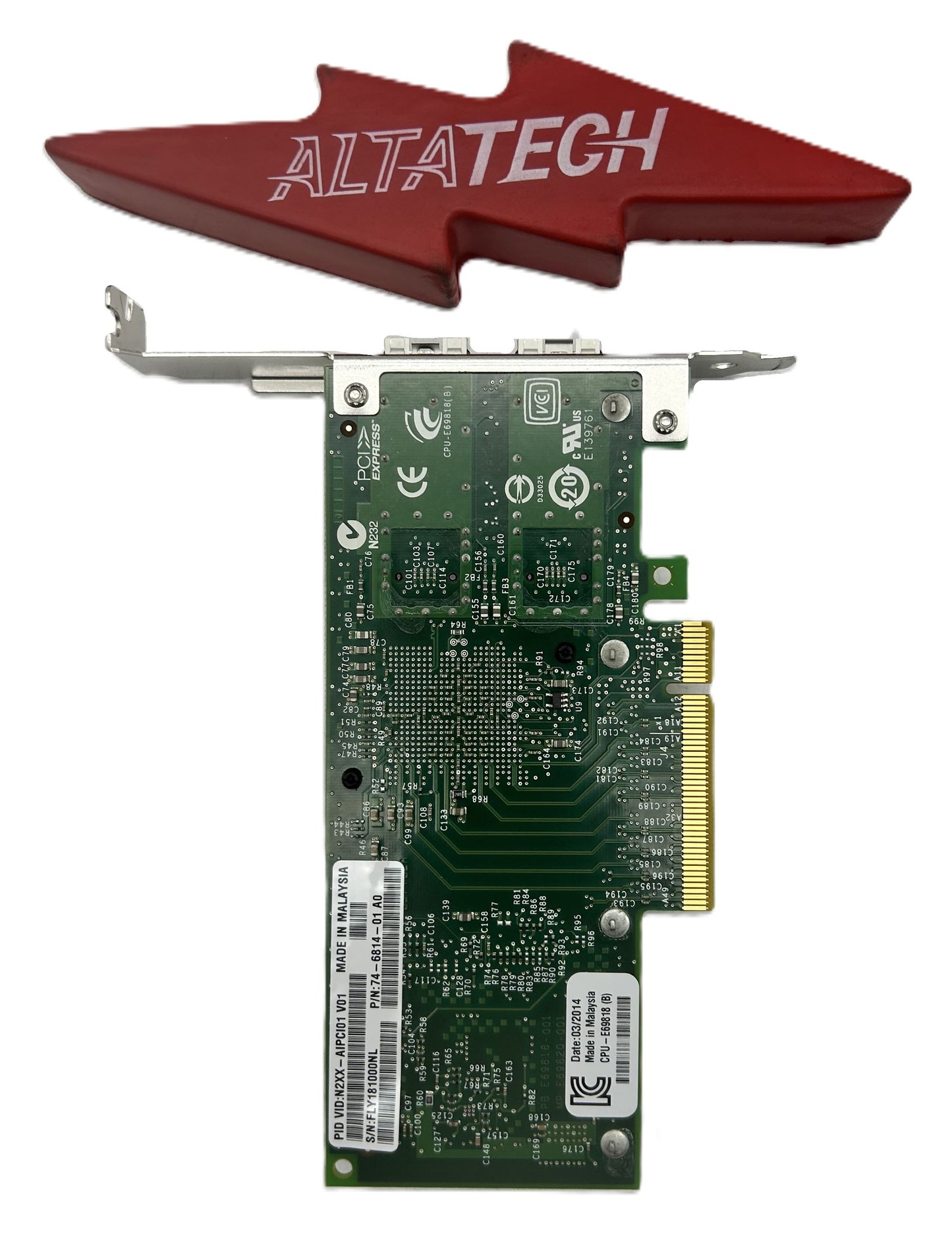 Cisco N2XX-AIPCI01 UCS DUAL PORT 10G PCI-E, Used