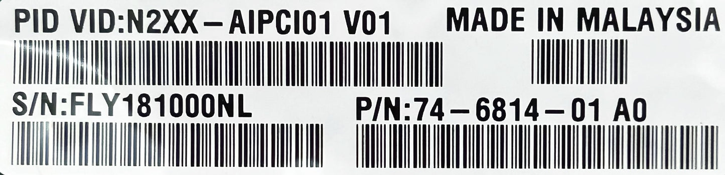 Cisco N2XX-AIPCI01 UCS DUAL PORT 10G PCI-E, Used