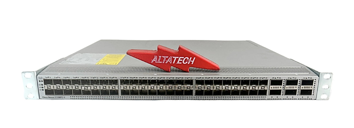 Cisco N3K-C31108PC-V-RF NEXUS 31108-VXLAN, 48 X SFP+ AND 6, Used