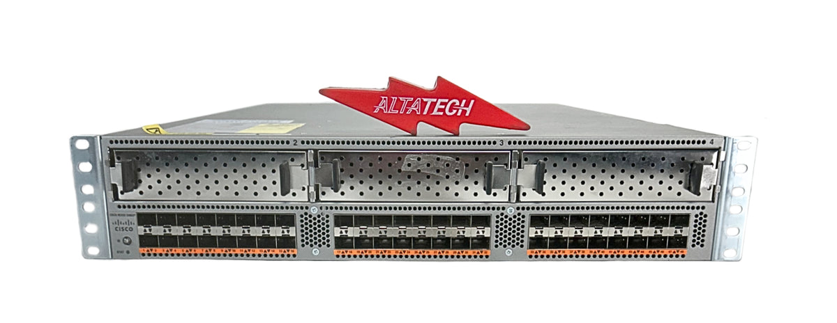Cisco N5K-C5596UP-FA Nexus 5596UP 48-Port 10Gbps SFP+ (Ethernet, FC, FCoE) Switch, Used