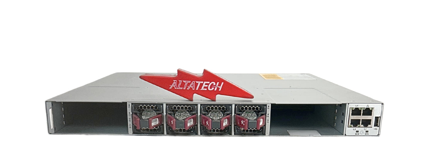 Cisco N9K-C93180YC-FX Nexus 9300 48 Ports 1/10/25G, 6p 40/100G, MACsec**Port 33 & 36 have damaged SFP retainer clips**, Used