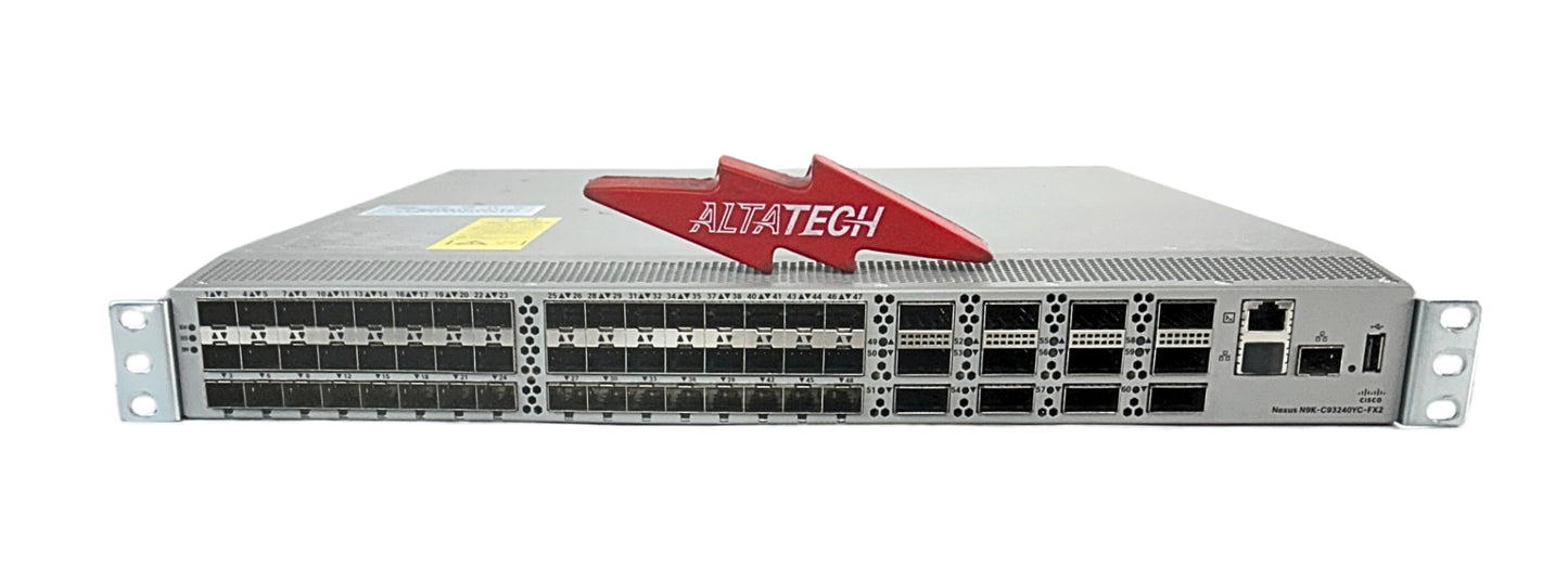 Cisco N9K-C93240YC-FX2 Nexus 9300 24-Port 25GBE Managed Switch, Used