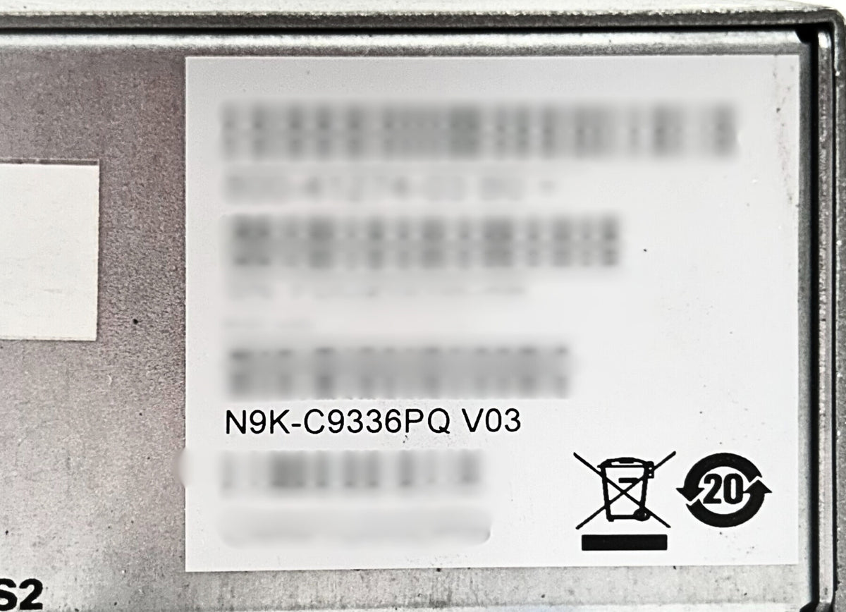 Cisco N9K-C9336PQ 36-Port 40G QSFP+ ACI Spine Managed Switch, Used