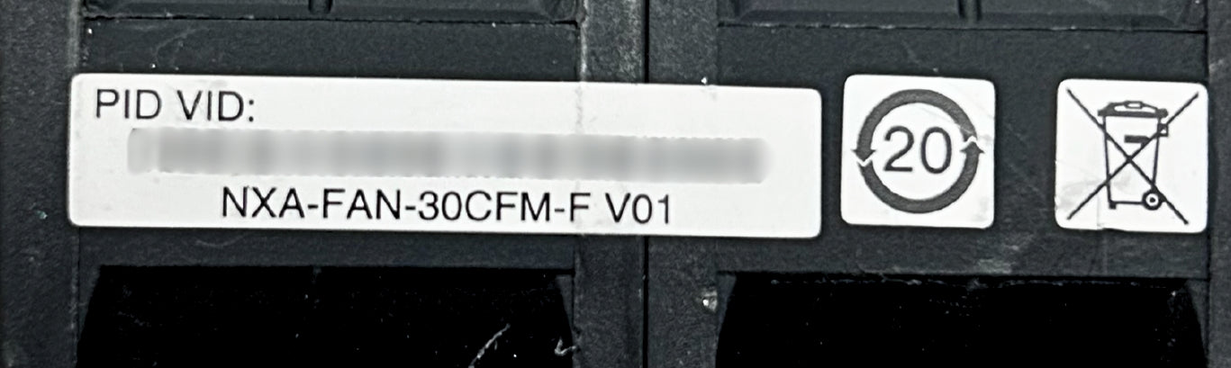 Cisco NXA-FAN-30CFM-F Nexus 2K/3K/9K Single Fan Standard Airflow, Used