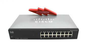 Cisco SF100-16 Small Business 16 Port Unmanaged Switch, Used