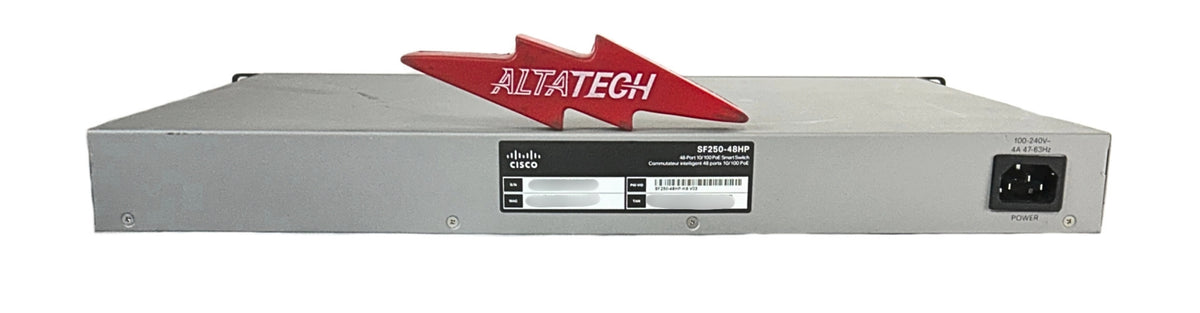 Cisco SF250-48HP-K9 48-Port 10/100 PoE Smart Switch, Used