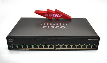 Cisco SG100-16 Small Business SG100-16 V2 Unmanaged Switch, Used