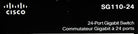 CISCO SG110-24 SG110-24HP 24-Port PoE Gigabit Switch, Used