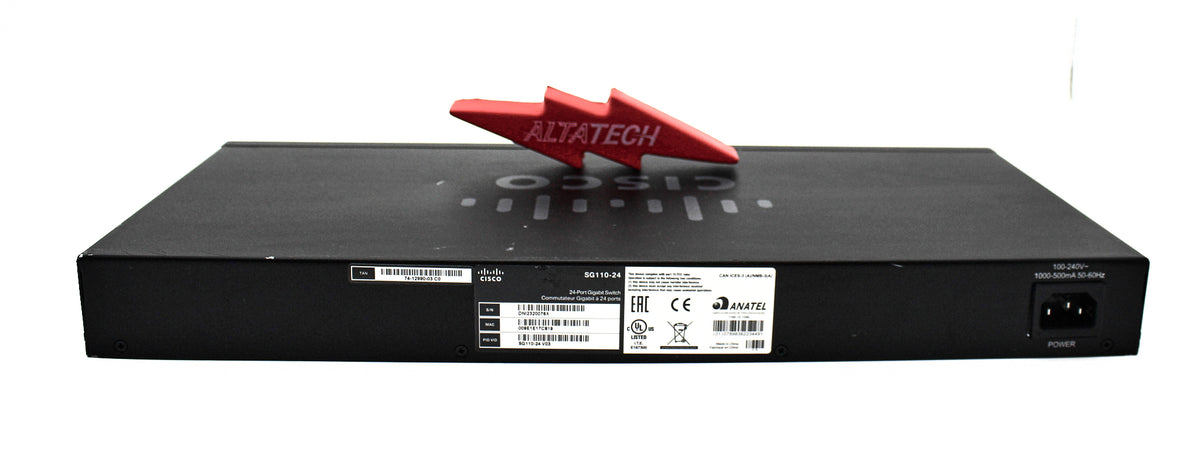 CISCO SG110-24 SG110-24HP 24-Port PoE Gigabit Switch, Used