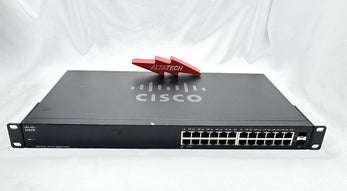 CISCO SG110-24 SG110-24HP 24-Port PoE Gigabit Switch, Used