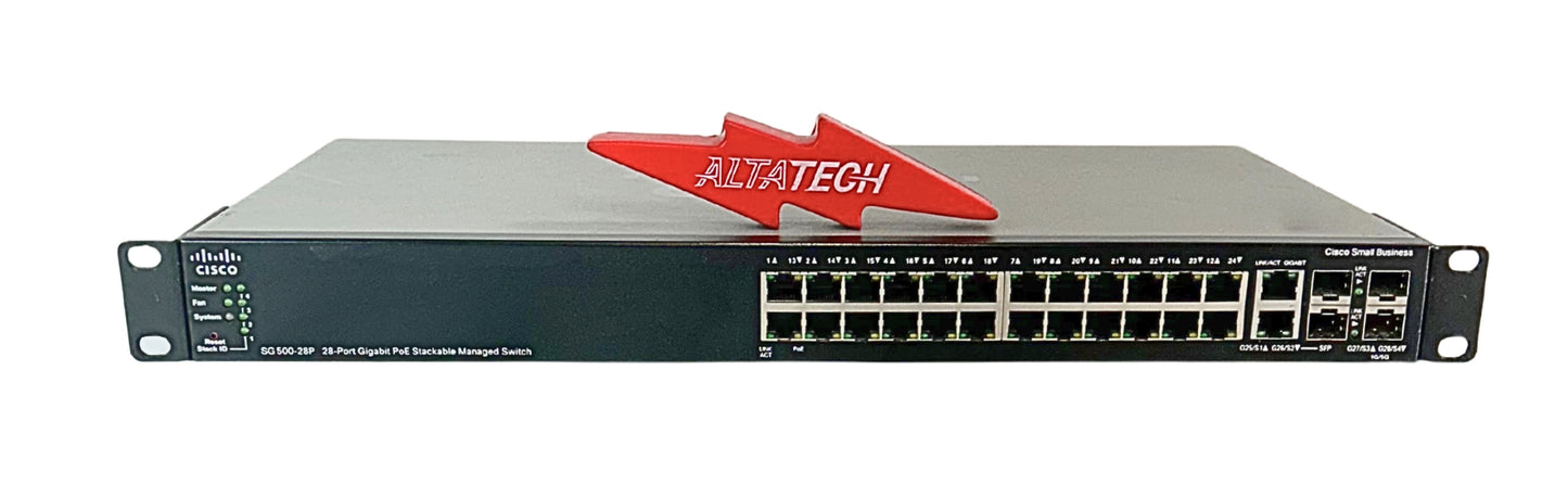 Cisco SG500-28P-K9 CISCO SG500-28P-K9 ETHERNET SWITCH, Used