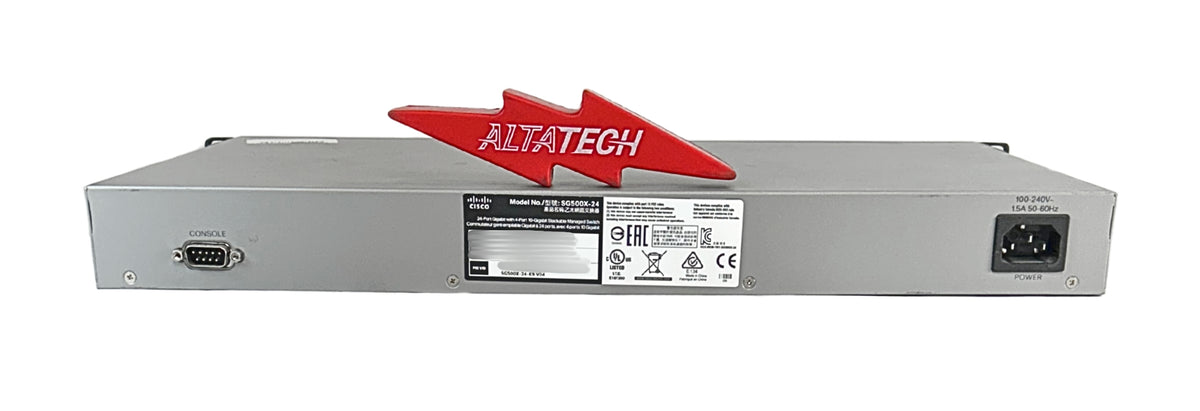 Cisco SG500X-24-K9 Cisco SG500X-24 24-Port GigEthernet Switch w/ 10G upllinks, Used