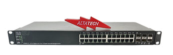 Cisco SG500X-24-K9 Cisco SG500X-24 24-Port GigEthernet Switch w/ 10G upllinks, Used