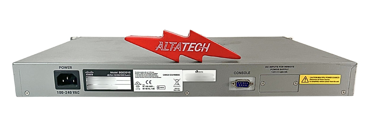 Cisco SGE2010 48 Port PoE Gigabit Ethernet Switch, Used