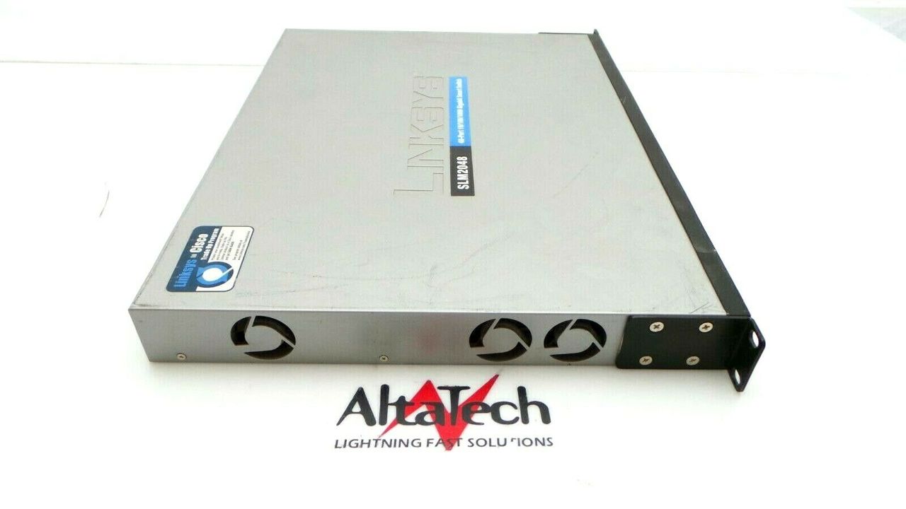 Cisco SLM2048 Linksys 48-Port Gigabit Ethernet Smart Switch, Used