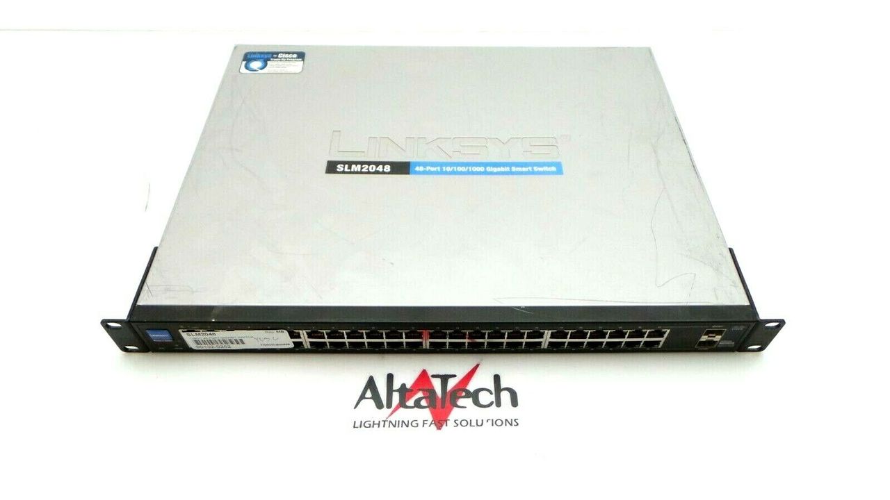 Cisco SLM2048 Linksys 48-Port Gigabit Ethernet Smart Switch, Used