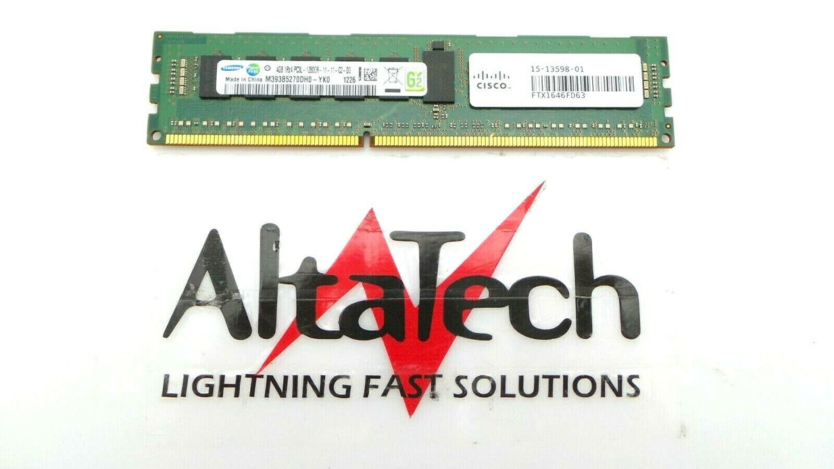 Cisco SNS-4GBSR-1X041RY 4GB PC3L-12800R 1Rx4, Used