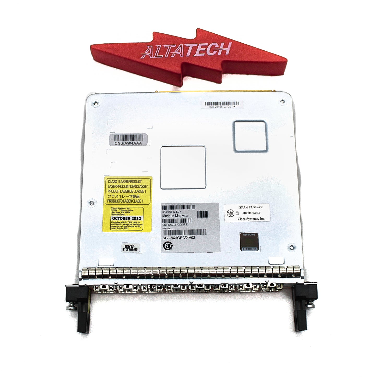 Cisco SPA-8X1GE-V2 8-PORT GIGABIT ETHERNET ADAPTER	, Used