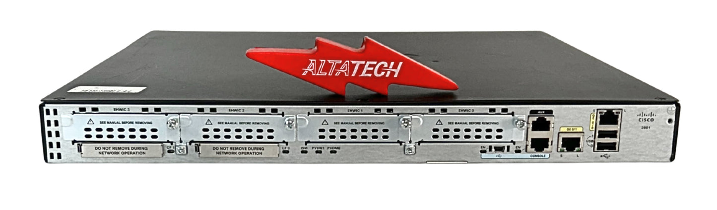 Cisco SPIAD2901 Rack Mountable Gigabit Voice Router, Used