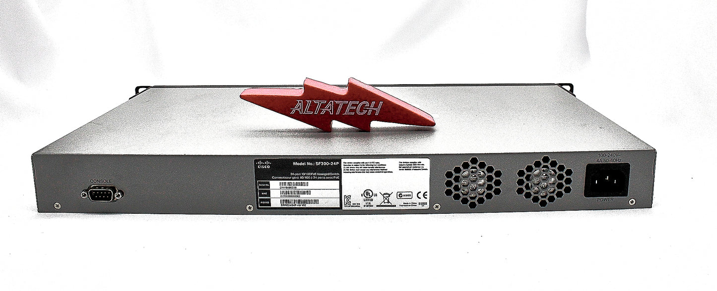 Cisco SRW224G4P-K9 SMB-24 10/100 PT2 10/100/ COMBO, Used