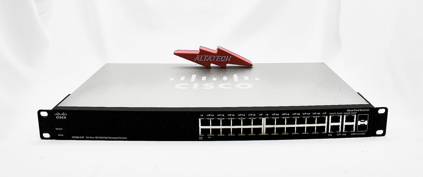 Cisco SRW224G4P-K9 SMB-24 10/100 PT2 10/100/ COMBO, Used