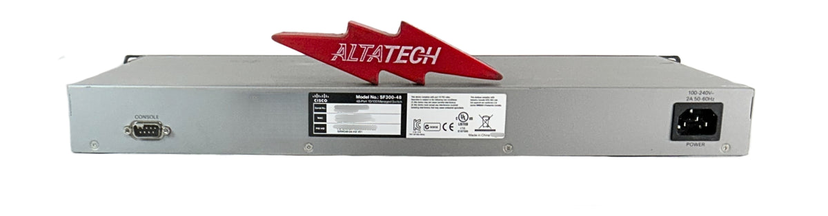 Cisco SRW248G4-K9 SF300-48 Port L3 Managed Switch, Used