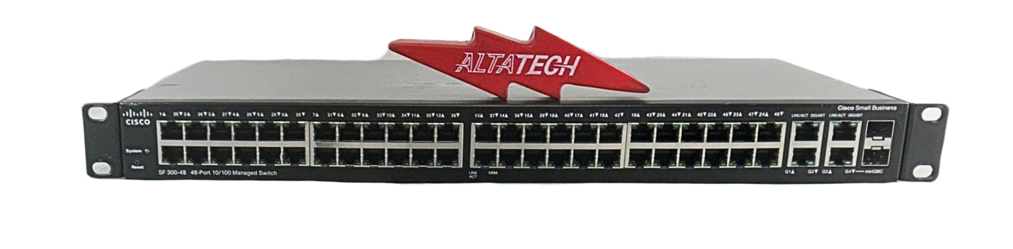 Cisco SRW248G4-K9 SF300-48 Port L3 Managed Switch, Used