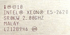 Cisco UCS-CPU-E5-2620 2.0HZ/15MB/95W/ 6C PRC, E5-2620, Used