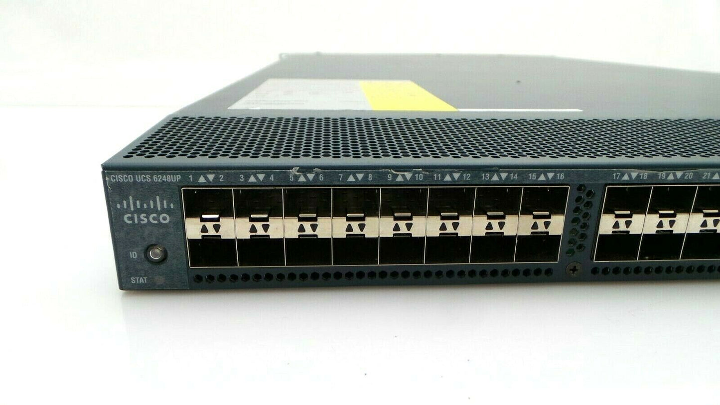 Cisco UCS-FI-6248UP UCS 6248UP 48 port Fabric Interconnect 1RU Switch w/ 2x PSU, Used