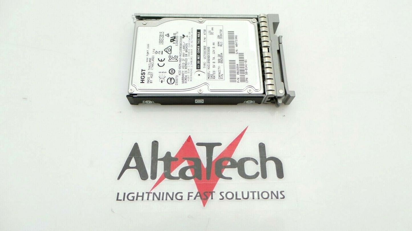 Cisco UCS-HDD900GI2F106 HGST 900GB SAS 10K 2.5" Hard Drive, Used