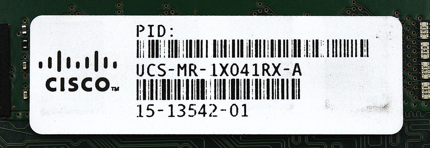 Cisco UCS-MR-1X041RX-A 4GB PC3L-10600R DDR3-1333 1RX4 ECC, Used