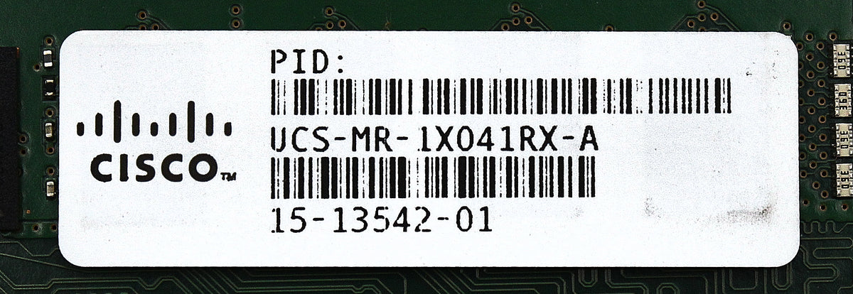 Cisco UCS-MR-1X041RX-A 4GB PC3L-10600R DDR3-1333 1RX4 ECC, Used