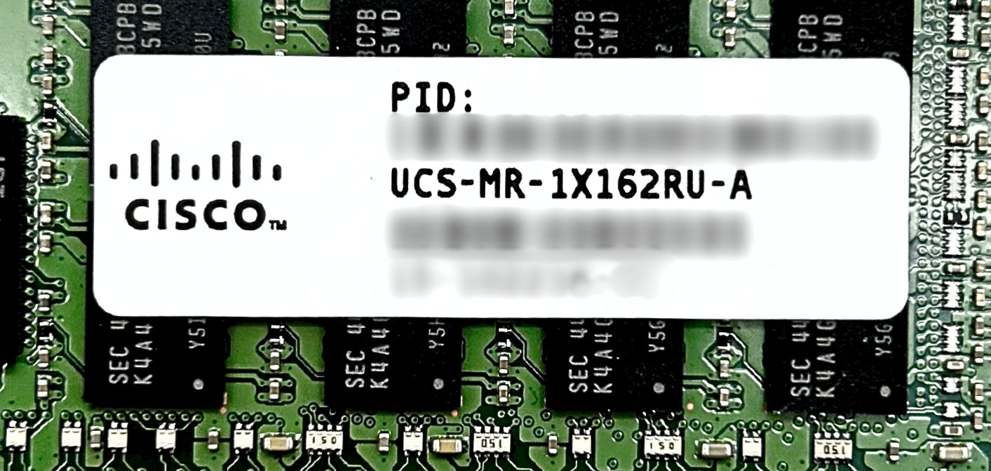 Cisco UCS-MR-1X162RU-A 16GB PC4-17000 2RX4 ECC Memory, Used