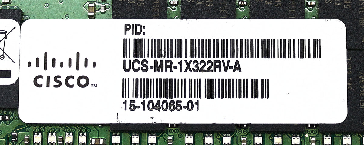 Cisco UCS-MR-1X322RV-A_NEW 32GB PC4-19200T DDR4-2400 2RX4 ECC, New No Box
