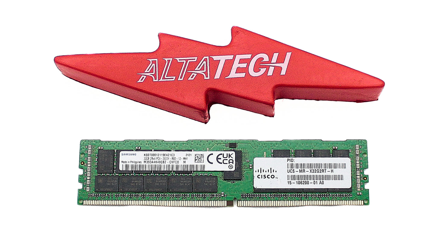 Cisco UCS-MR-X32G2RT-H 32GB PC4-23400Y DDR4-2933 2RX4 ECC, Used