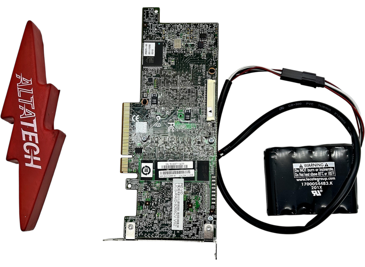 Cisco UCS-RAID-9266CV 9266-8I RAID Controller w/ Battery, Used