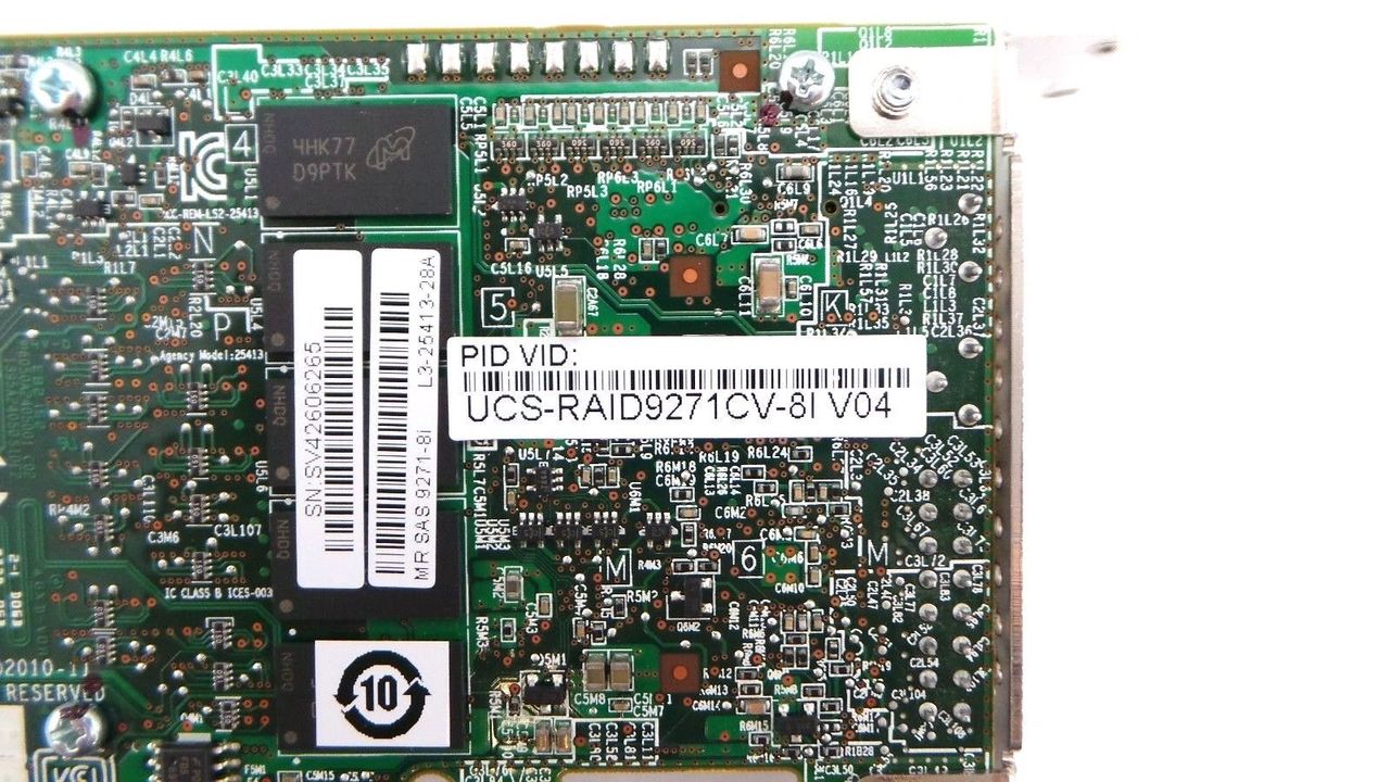 Cisco UCS-RAID9271-8I MegaRAID 9271 RAID Controller, Used