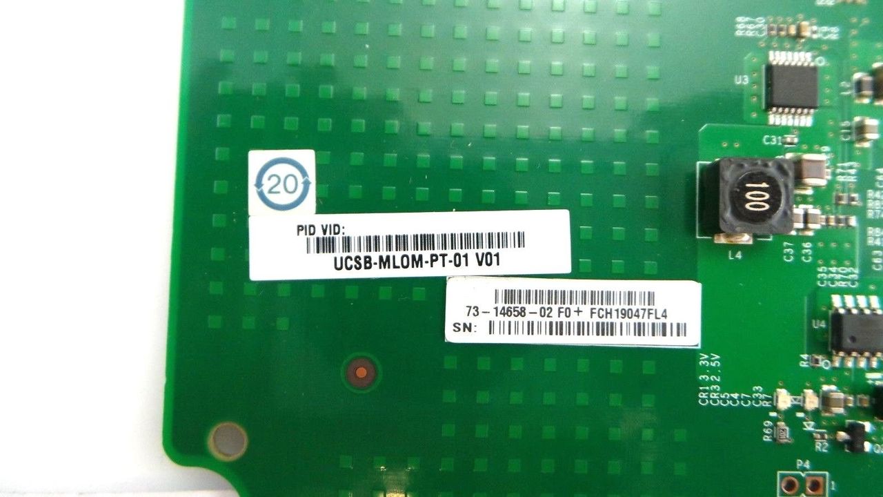 Cisco UCSB-MLOM-PT UCS 10GB 4-Port Expansion Module, Used
