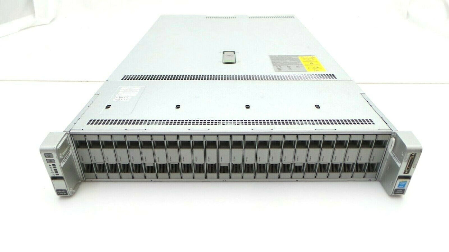 Cisco UCSC-C240-M4S_512GB UCSC-C240-M4S Server - 2x 12-Core 2.20GHz CPU - 512GB RAM, Used