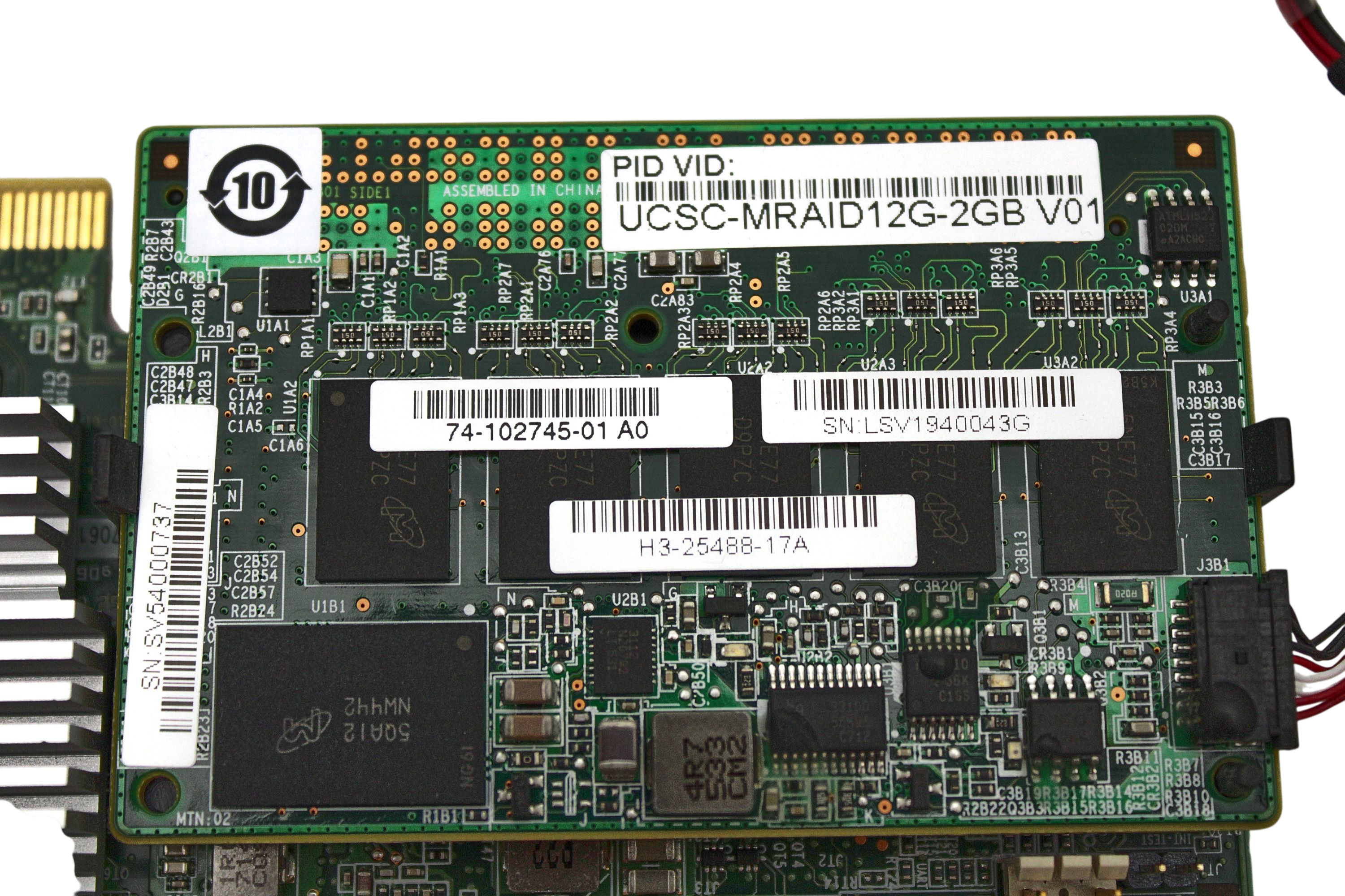 Cisco UCSC-MRAID12G-2GB 2GB SAS 12GBPS RAID Controller