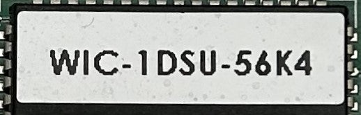 Cisco WIC-1DSU-56K4 WIC-1DSU-56K4 Router WAN Interface Card, Used