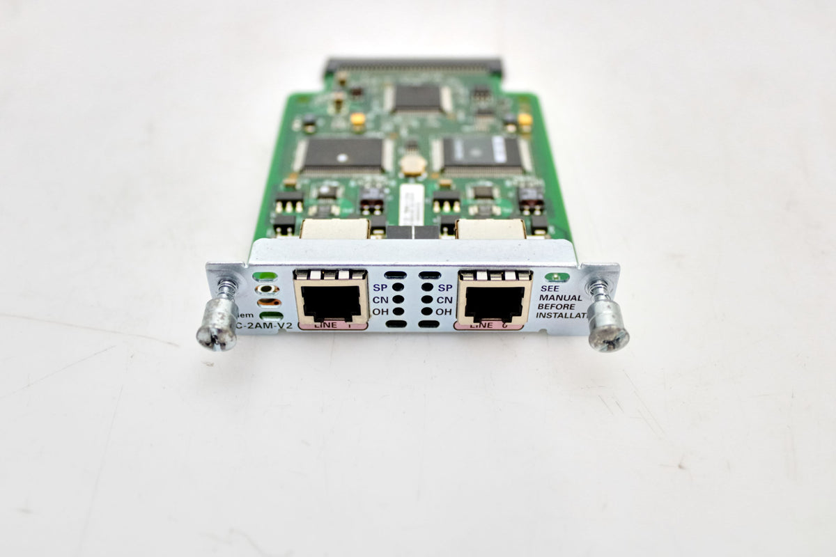 Cisco WIC-2AM-V2 WIC-2AM-V2 Router WAN Interface Card, Used