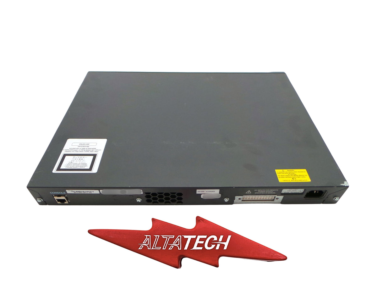 Cisco WS-C2960-24PC-L Catalyst 2960 24x PoE 10/100 RJ-45 + 2 T/SFP Switch, Used