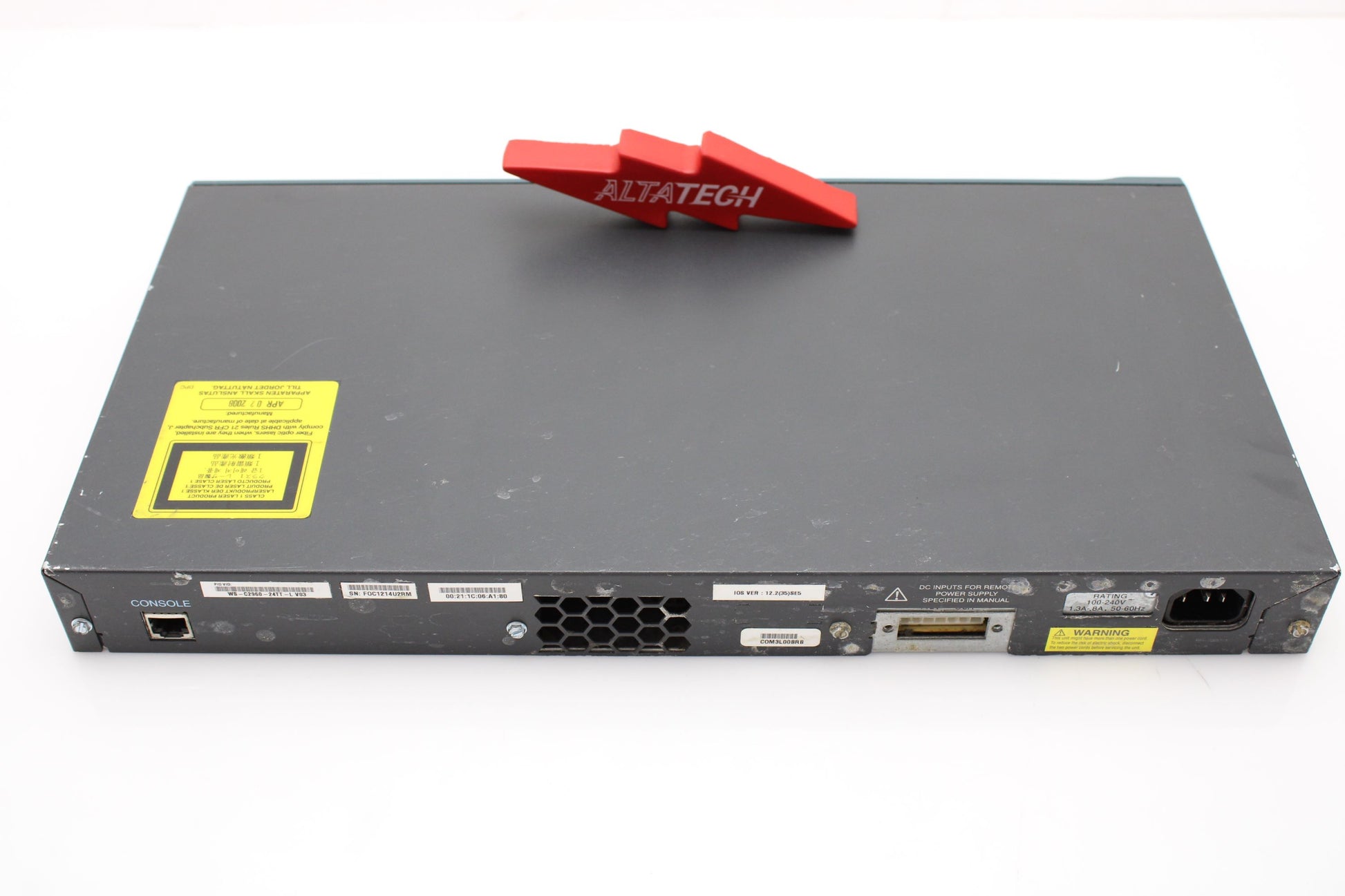 Cisco WS-C2960-24TT-L Cisco Catalyst 2960 Ethernet Switch 24 Port, Used