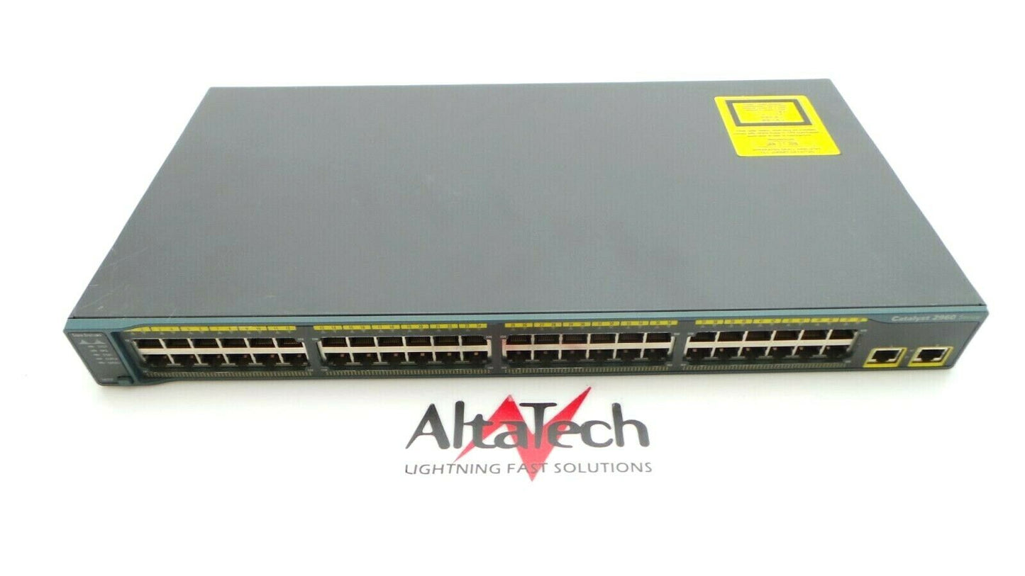 Cisco WS-C2960-48TT-L Catalyst 2960 48-Port 10/100 Managed Switch, Used