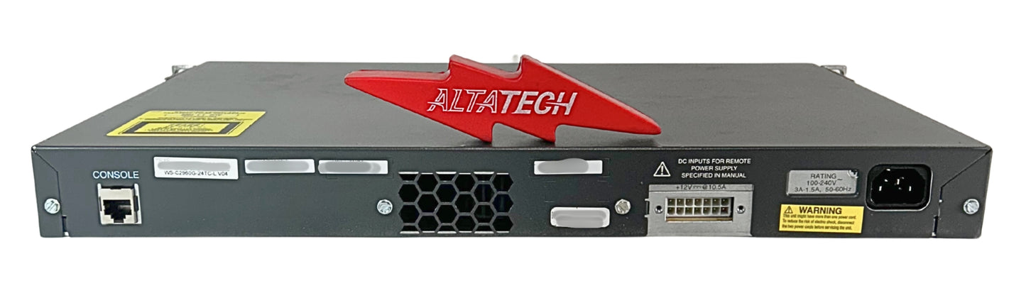 Cisco WS-C2960G-24TC-L Catalyst C2960 24 Port Managed Switch, Used