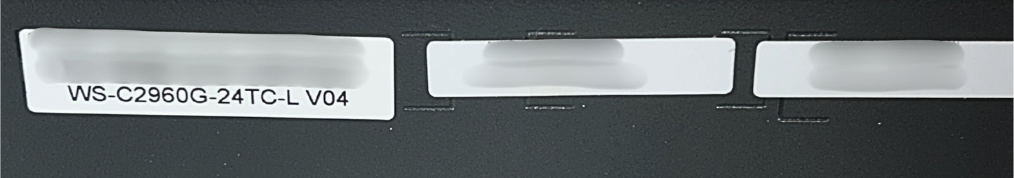 Cisco WS-C2960G-24TC-L Catalyst C2960 24 Port Managed Switch, Used