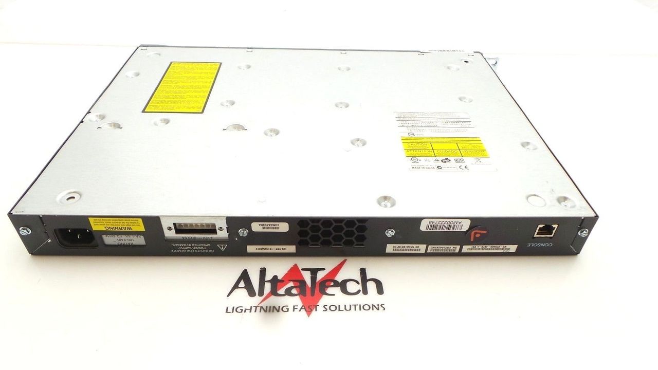 Cisco WS-C2960G-48TC-L Catalyst 2960G 48-Port 10/100/1000 Switch, Used