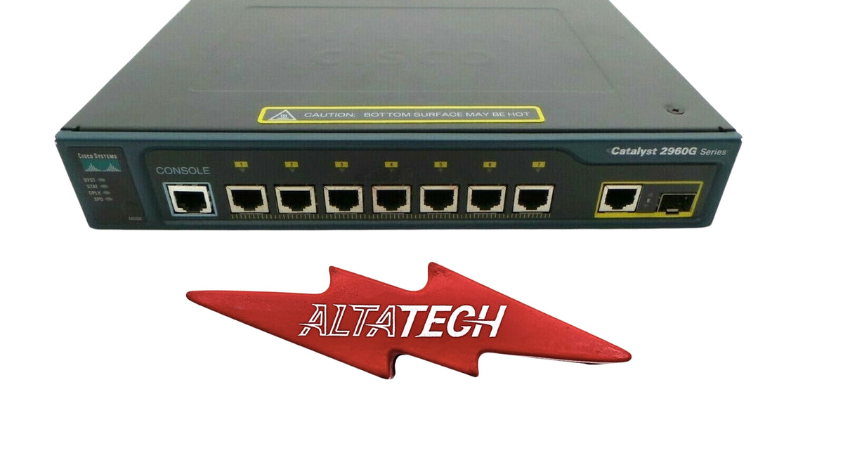 Cisco WS-C2960G-8TC-L Catalyst 2690G 8 Port 1GB SFP Network Switch, Used
